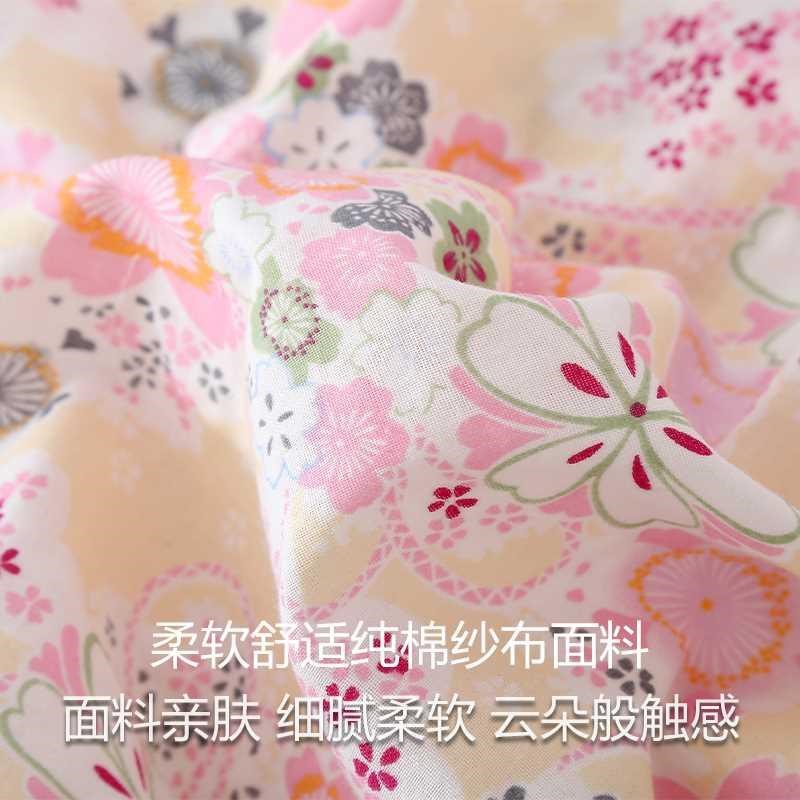 和服女春睡袍日式甜美秋夏季纱布薄款睡衣系带睡裙浴袍汗蒸服