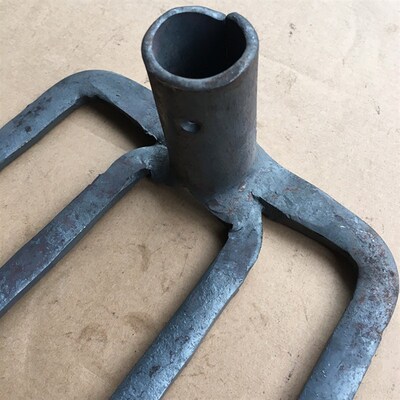 四齿耙三齿二齿钉耙子 松土栽培园艺农用工具 四丁四齿叉锄头包邮