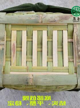竹编推车肩带婴儿童背篓宝宝背篼背筐背带娃娃背窝非塑料小孩