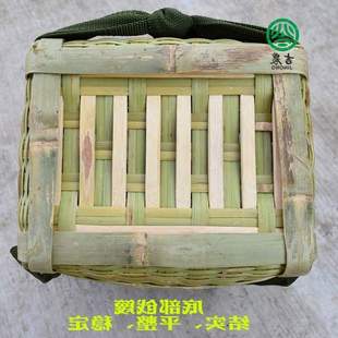 竹编推车肩带婴儿童背篓宝宝背篼背筐背带娃娃背窝非塑料小孩