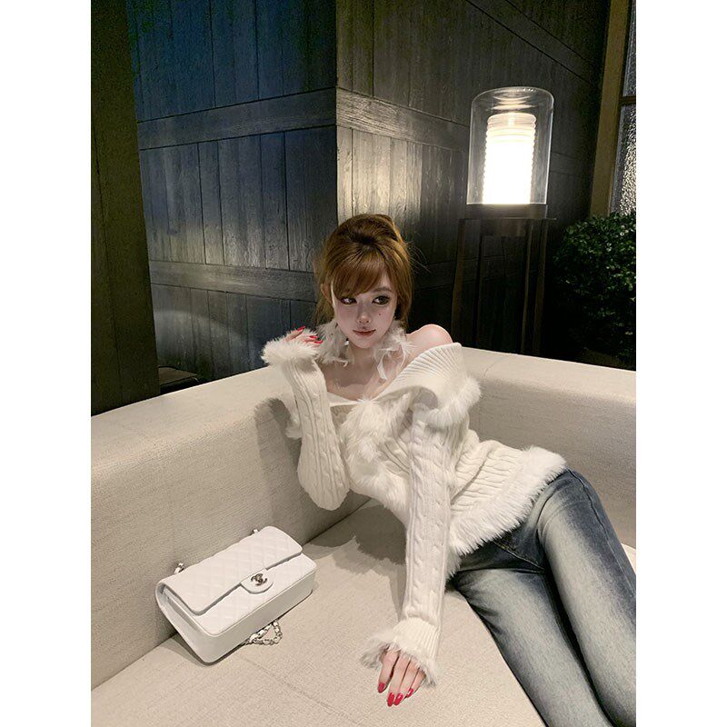 With 99jiu【钟爱羽毛】高级气质耳环女长款仙气耳坠百搭晚宴配饰