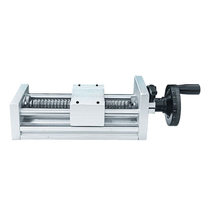 十字手动丝杆滑台手调模u组带刻度手摇滑台200宽燕尾槽数控拖