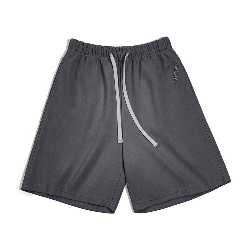 马登工装 美g式重磅珠地空气层短裤针织刺绣运动篮球五分卫裤男夏