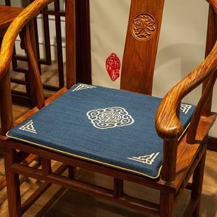 红木沙发坐垫古典中式椅垫坐垫太师椅餐椅圈椅防滑垫家用座椅垫