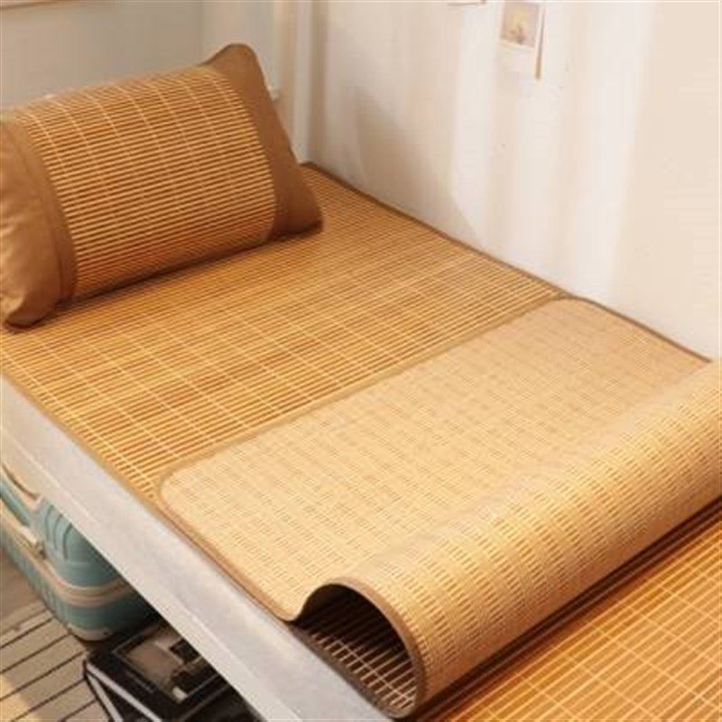 新款可折叠凉席学生宿舍单人床竹席寝室双面竹子冰丝席子夏天草席,床上用品,竹席,淘宝优惠券,粉丝福利购,淘宝优惠卷