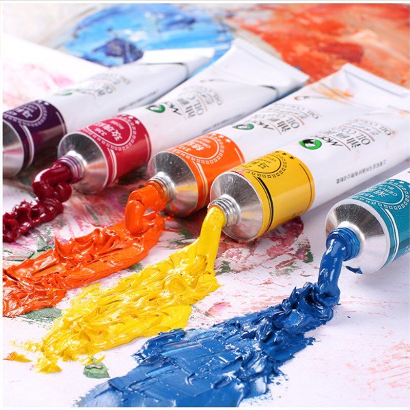 马利油画颜料50/170ml玛丽艺术家画家油画颜料50ml油画布油画框