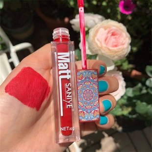 Waproof Lipsti Lip Gloss Nude Liquid 速发SANIYE Matte Makeup