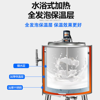 推荐巴氏杀菌机商用牛羊鲜奶全自动鲜奶吧一体机消毒灭菌大型智能