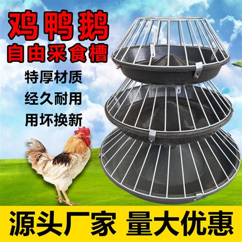 速发鸡食槽喂鸡食槽神器小鸡喂食器专用盆养鸡鸡槽食槽鸡鸭鹅防撒
