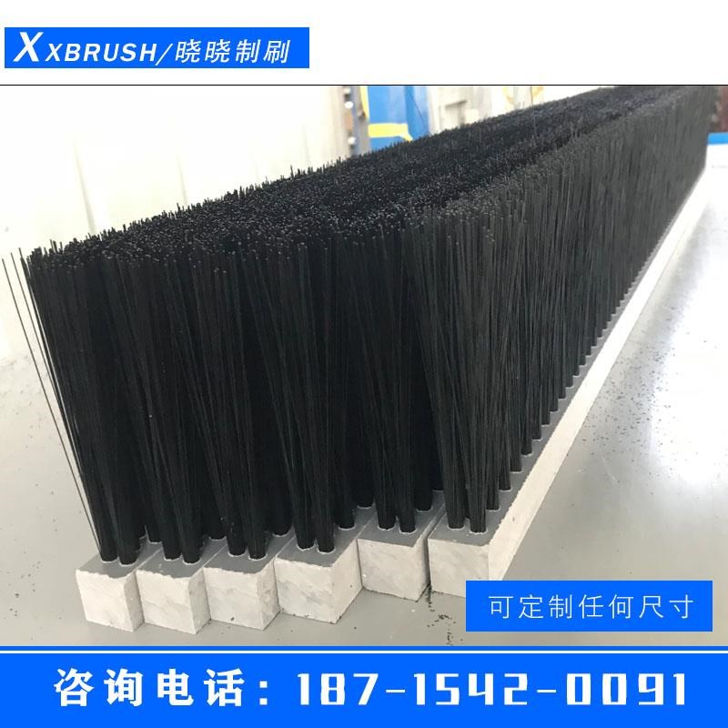 砖机条刷木板刷子pp pvc条刷毛刷条工业清洁机械软毛尼龙丝工业用