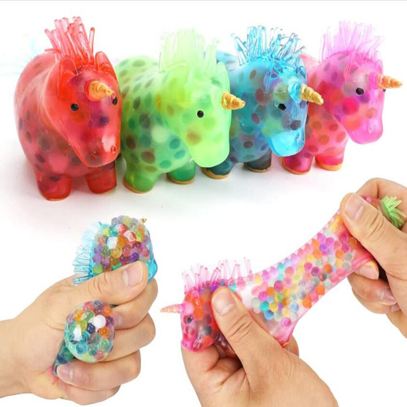 极速Luminous Unicorn Stress Balls Toy Squeeze Toys Stress Re-封面