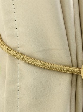 2pcs Magnetic Curtain Tiebacks Braided Ball Buckle Drapery H