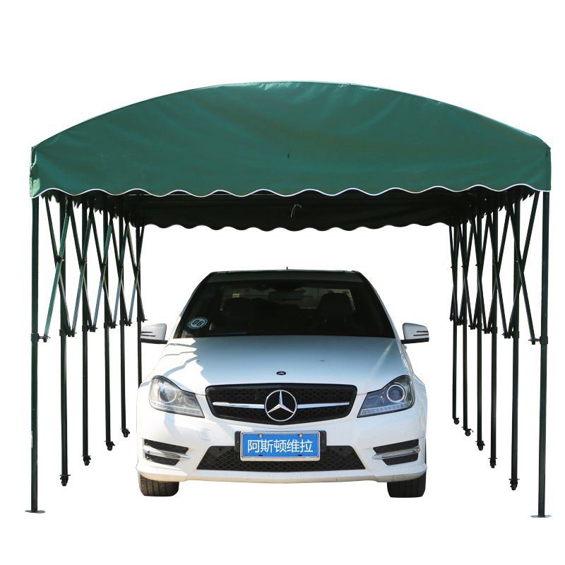 遮阳棚户外摆摊大伞折叠伸缩四脚雨棚三轮车棚四角推拉蓬排档帐篷