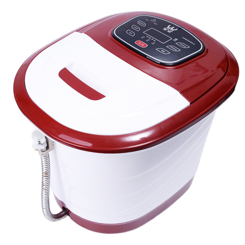 皇威318B洗脚桶全自动电动按摩加热泡脚盆家用深桶足疗机器足浴器