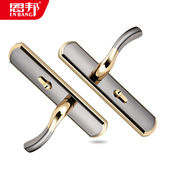 房间门锁卧室房门锁通用型静音家用免打孔锌合金实木室内门锁整套