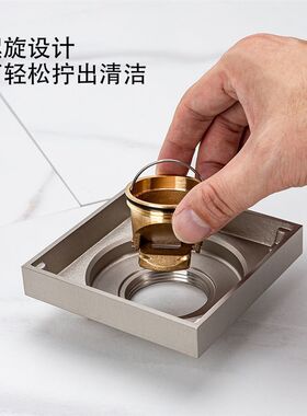 全铜重力翻版自封芯防臭地v漏芯深水防臭器地漏配件化妆室排水防