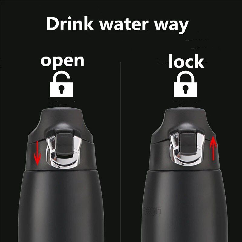 900ML New Fashion  large Lapacity Insulated vacuum Bottle st