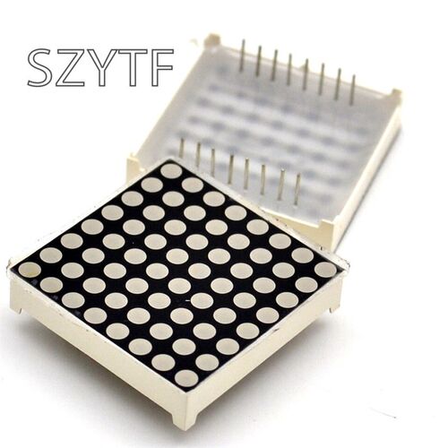 10pcs LED Dot Matrix Display 16pin 8x8 3mm Red  Common Catho