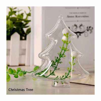 极速Transparent Ball Clear Plastic Hollow Xmas Ball Decorati