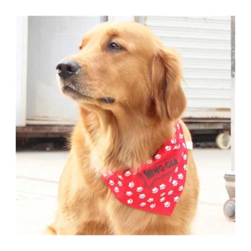 宠物狗狗三角巾口水巾围脖大型犬金毛拉布拉多大狗V中型犬狗狗饰