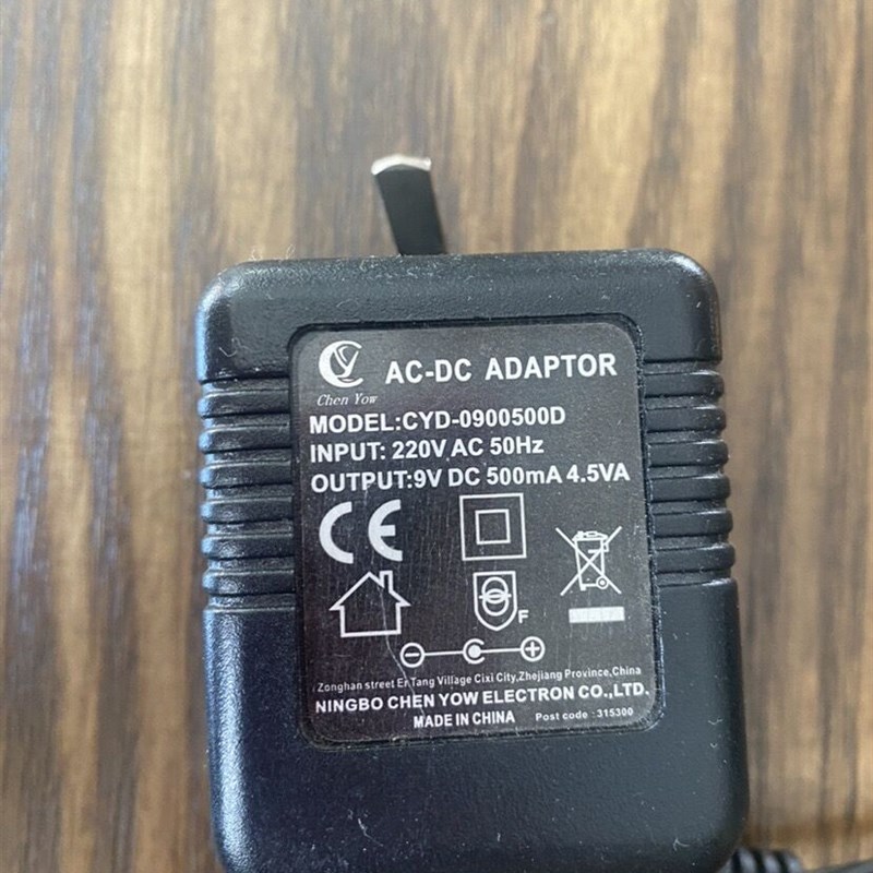 适用于椭圆机RHD090500电源线CYD-090500D适配器变压器9V