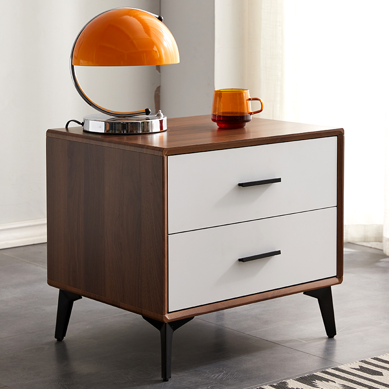 奢实木柜收纳柜床边迷你物小户型床头柜家用储轻现代简约北欧卧室