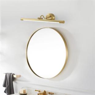 推荐 浴室卫生间镜柜灯具化妆 镜灯美式 新梦弗斯菲全镜前灯复古欧式