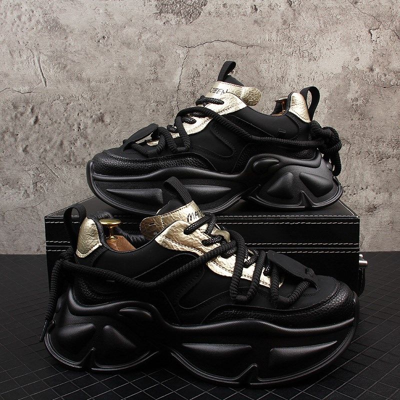 厚底老爹鞋男款2024秋冬新款增高鞋子超火男鞋时尚百搭休闲运动鞋,流行男鞋,老爹鞋,淘宝优惠券,粉丝福利购,淘宝优惠卷