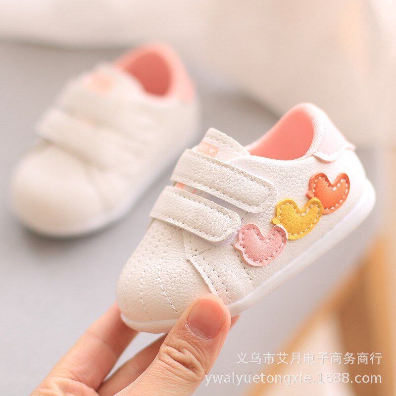 小众高货女宝宝春秋款婴儿小白鞋1-3岁男童鞋机能鞋学步鞋皮单鞋