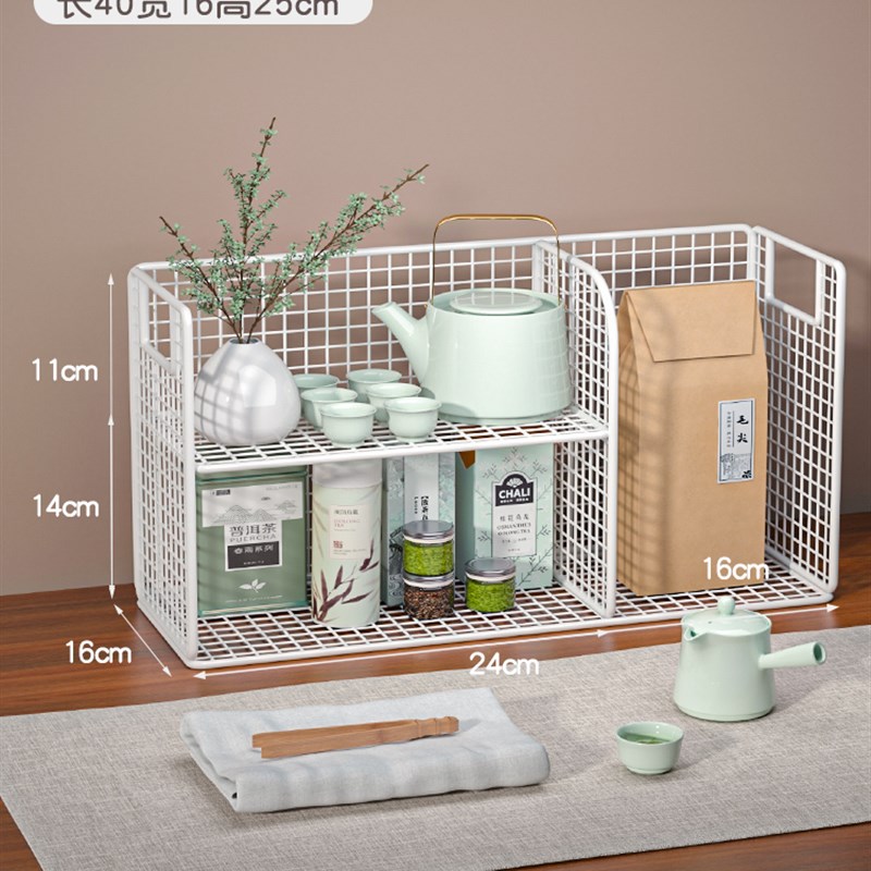 直销餐桌水杯置物架柜内杯子收纳架茶碗储物M架桌上杯架玻璃杯茶-封面