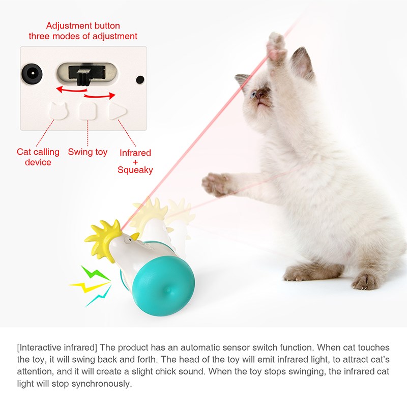 tomatic pet toy interacvtive tunny pet laser elecfric to