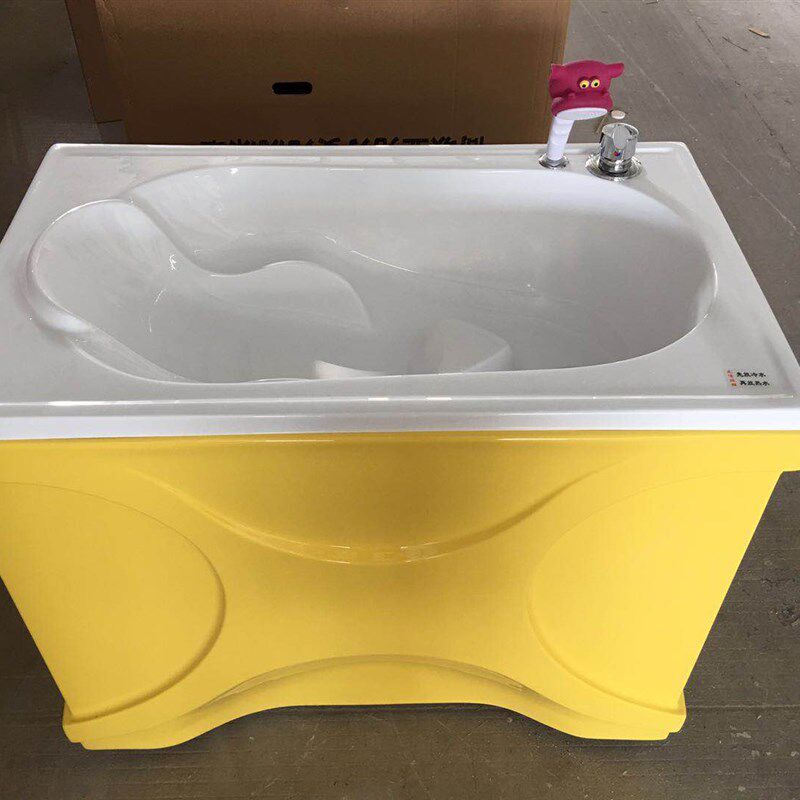 定制无味亚克力一体洗澡盆亚克力婴儿洗澡盆/ 婴儿洗浴盆96*58*82