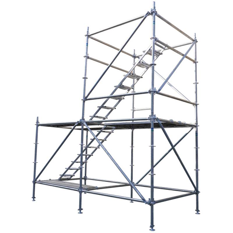 线阵音响雷亚架立柱圆盘卡扣式脚手架钢铁雷q亚架配件踏板力压架