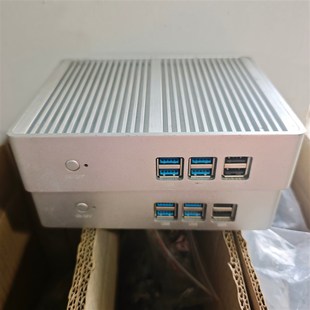 占美迷你电脑i3 4G120G 4010U工控机家用办公影音准系统主机win7