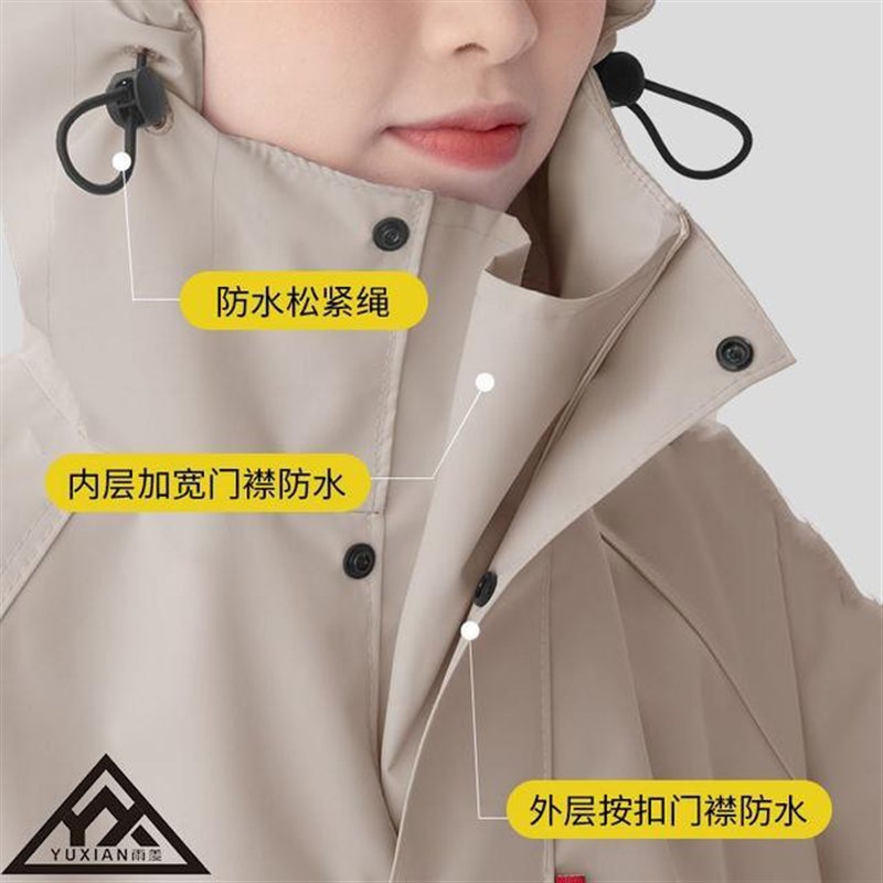 电动电瓶b车雨衣长款全身暴雨新款成人加厚专用男女摩托车骑行雨