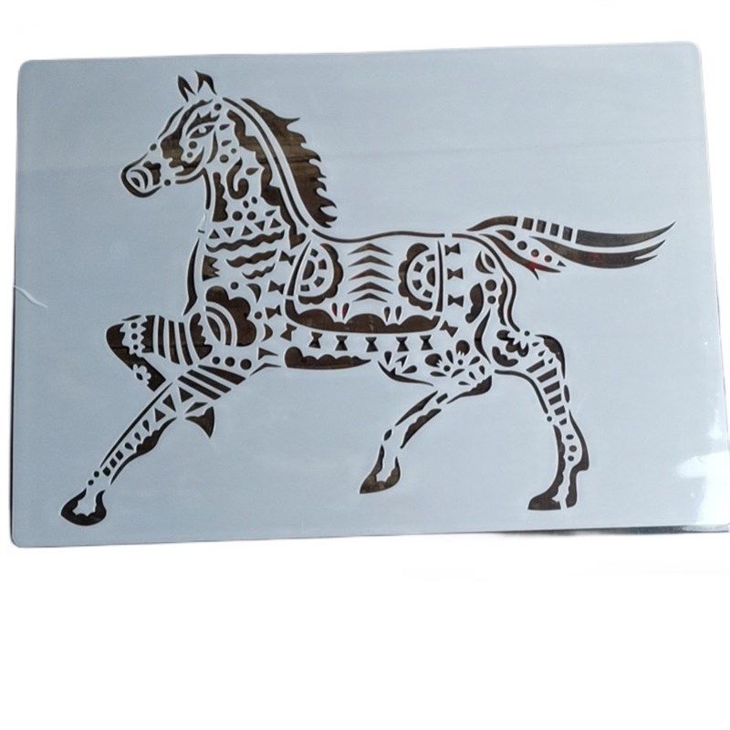 蜡染型糊染模102刻板 动物系列37种加厚 蓝染蓝印花布工具材料包