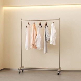 多功能家用衣架支架室内落地移动卧室阳台不锈钢晒衣架晾衣架单杆