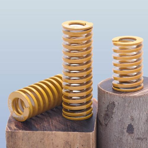 TF黄色模具弹簧 矩形弹压簧 合金钢材质 较轻负荷 8/10/12/14/16