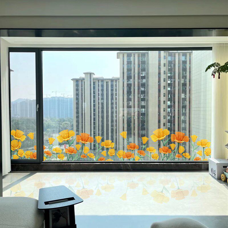 个性浪漫玻璃门贴纸阳台墙面装饰贴画卧室落地窗户飘窗窗花墙贴花