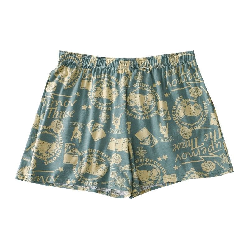 男士内裤阿罗裤男宽松平角裤男生个性印花潮流居家睡裤夏季,女士内衣/男士内衣/家居服,男阿罗裤,淘宝优惠券,粉丝福利购,淘宝优惠卷