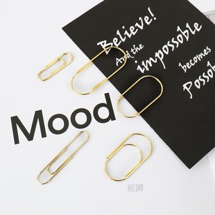 TUTU 20pcs/box 50x20mm large size binder clips decorative 8