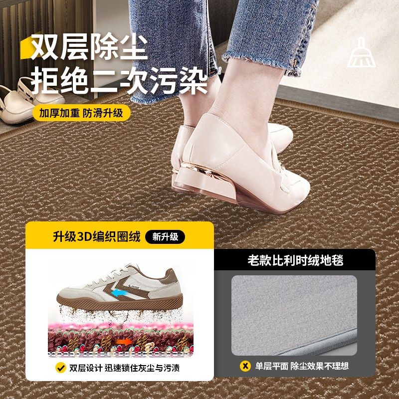 家用入户门地垫进门室内门厅地毯门口防滑耐脏门前脚垫可裁剪门垫,居家布艺,入户地垫,淘宝优惠券,粉丝福利购,淘宝优惠卷