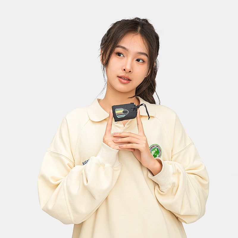 新品可折叠便携环保购物袋 彩色条纹收纳单肩手提超轻薄皮肤包,收纳整理,购物袋/环保袋/帆布袋,淘宝优惠券,粉丝福利购,淘宝优惠卷