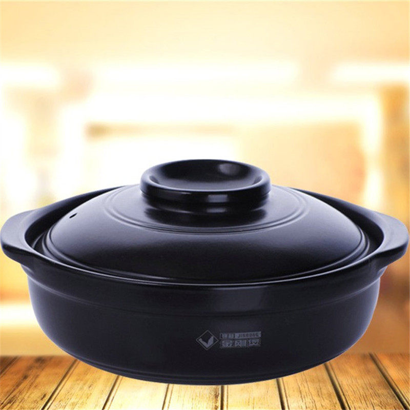 德化华夏金刚煲中式陶瓷汤煲砂锅炖锅明火炖煲瓦罐耐高温家用厨具