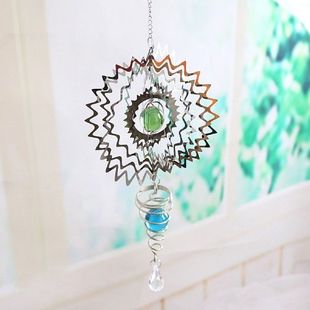 Rotating Window Dec Hanging Chimes Stainless 速发Winds Steel