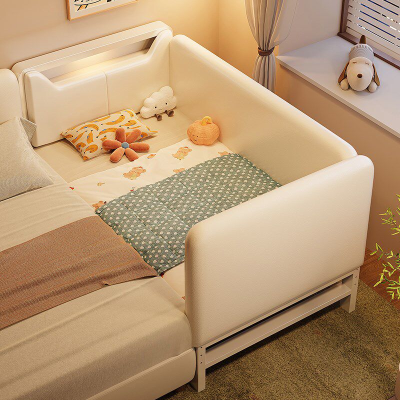 儿童拼接床婴儿铁艺床边床加宽大人单人定制带护栏升降儿童床铁床,住宅家具,儿童拼接床,淘宝优惠券,粉丝福利购,淘宝优惠卷