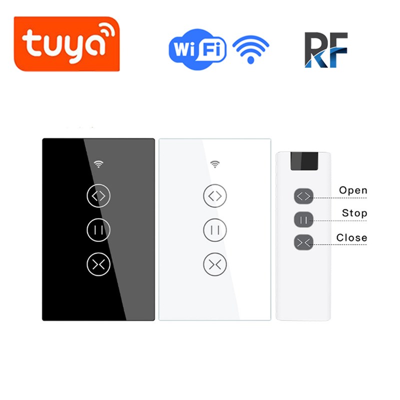 Tuya涂鸦Zigbee/wifi智能窗帘面板1/2路模块开关RF/Zigbee遥控器 电子/电工 智能开关 原图主图