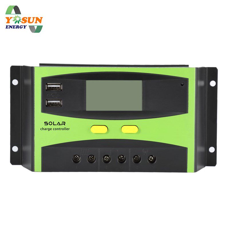 30A PWM Solar Controller 12V 24V Auto 48V Dual 5V SB Output