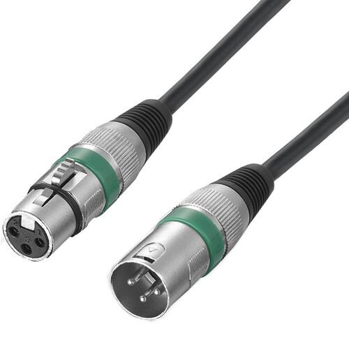 Bochara 5pcs Pack XLR Cable Male to Female 3Pin jack Audio
