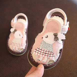 手工儿童布鞋宝宝夏季凉鞋1一2岁3幼儿园室内千层底男童居家鞋女